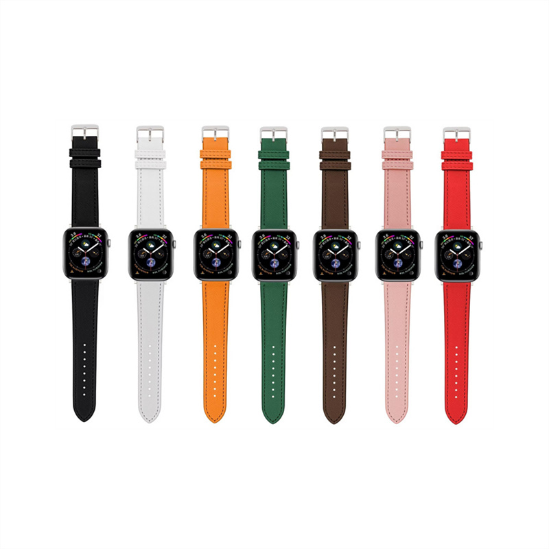 Luxury Designer PU Leather WatchBands Compatible with Apple Watch Strap 46mm 49mm 45mm 44mm 42mm 41mm 40mm 38m Replacement Bands iWatch 10 9 SE Series