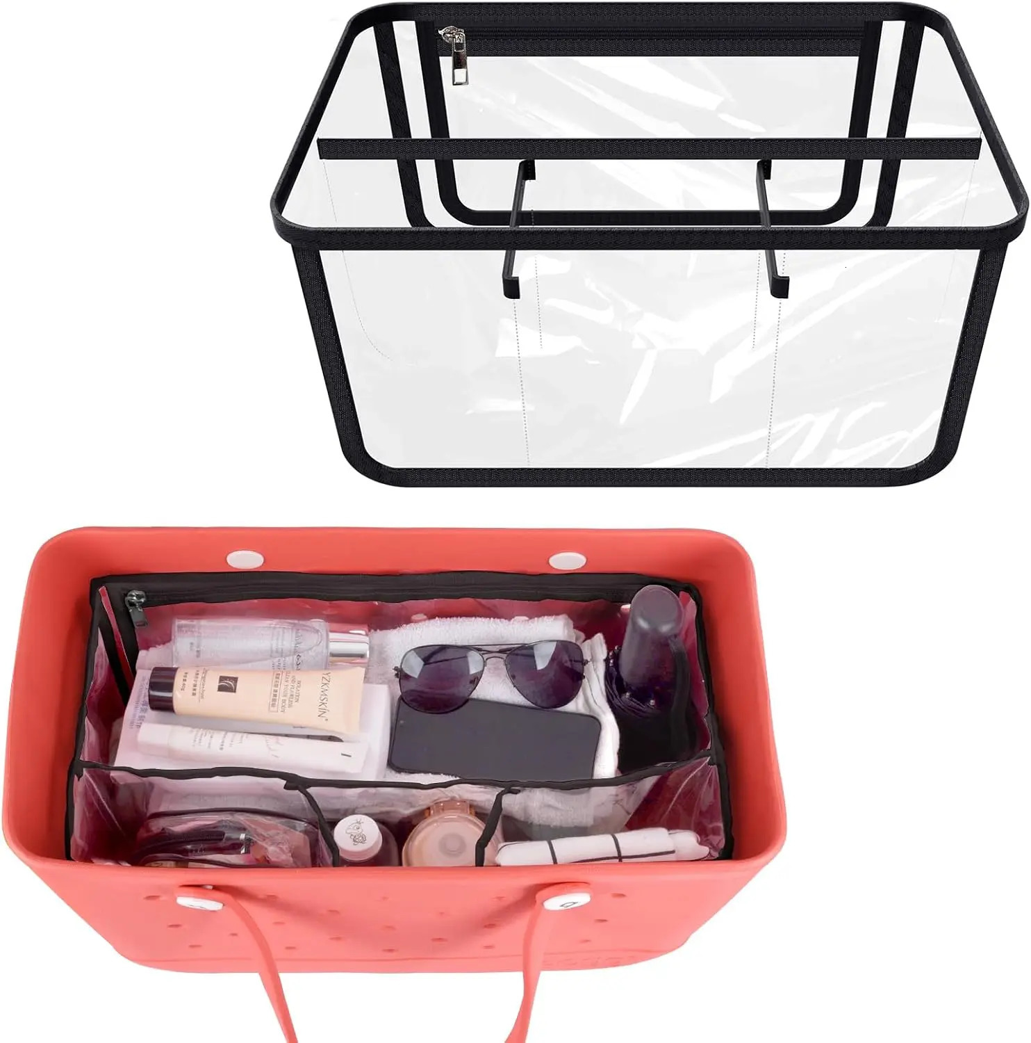 Beach Bag Organizer for Original Bogg Bag Accessories InsertsClear Divider for Bogg Bag InsertOrganize Divide Space of Tote 240929