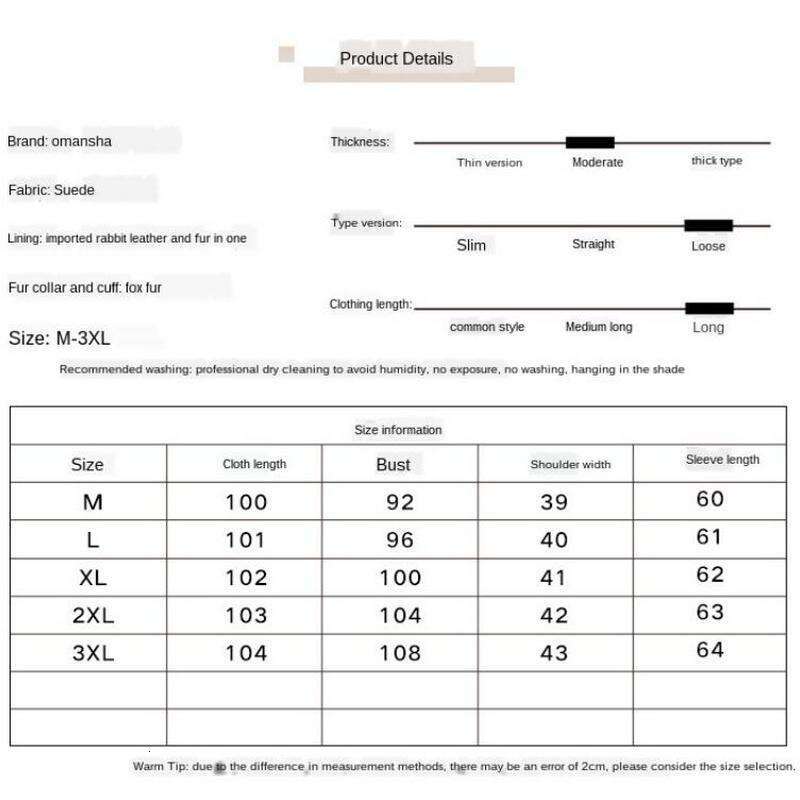 2021 New Real Double Face Rabbit Fur Coat Women's Mid-Length Winter Close-Fitting Leather Fox Fur Collar Cuffs Fur Garments