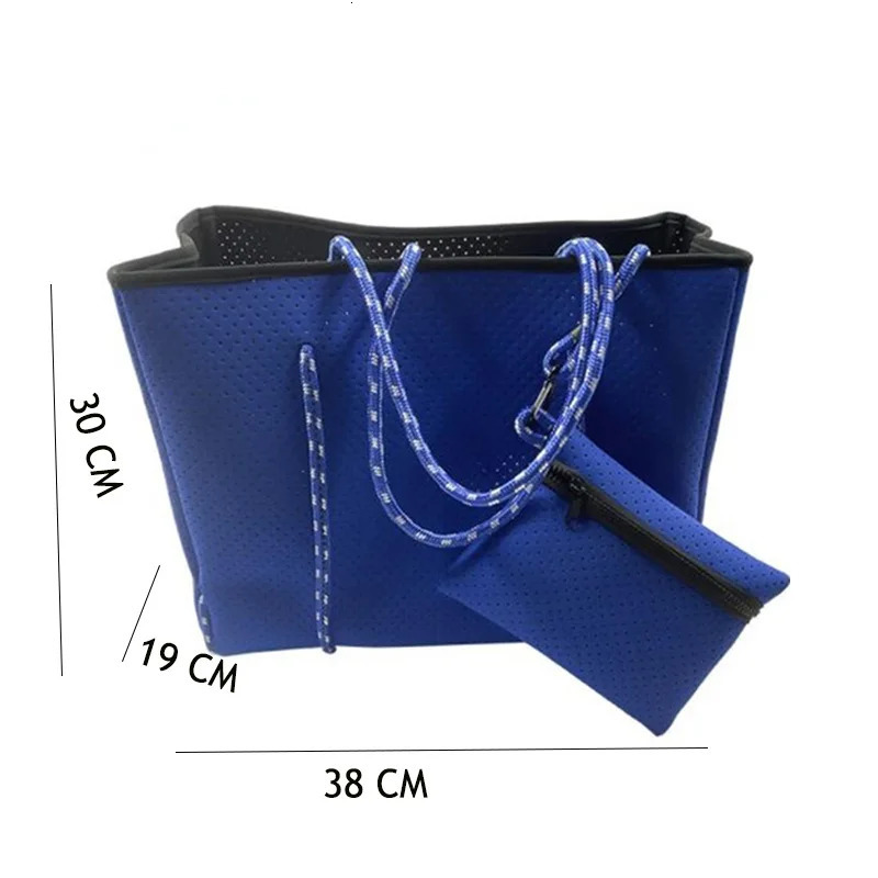 Womens largesized beach bag large towel swimsuit EVA handbag summer shoulder shopping 240926