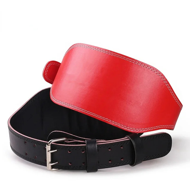Mens and womens weightlifting fitness belts solid color fitness belts waist support belts for squatting waist protectors 240930