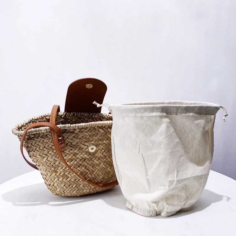 Bohemian Beach Handbag Womens Handbag and Wallet Turf Womens Inner Pocket Underarm Shoulder 240930