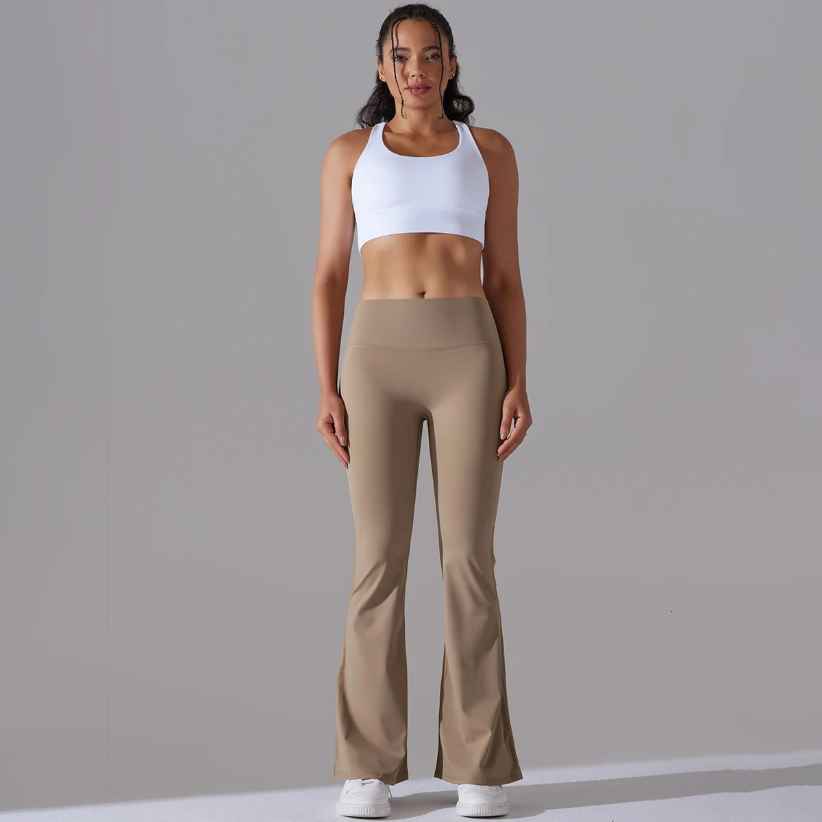Flare Leggings Yoga Pants Women Bell Bottoms Yoga Trousers High Waist Gym Fitness Pants Stretch Daily Dance Workout Leggings 240929