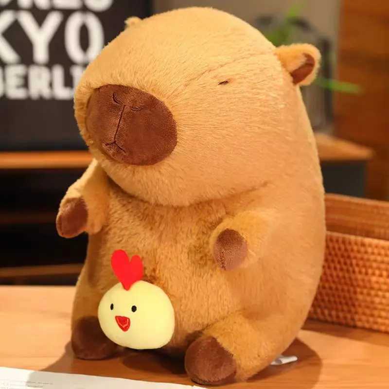 Cute Capybara Plush ToyKawaii Chick Stuffed Animals Capybara Stuffed ToySoft Capybara Plush Doll Pillow for Kids Boys Girls