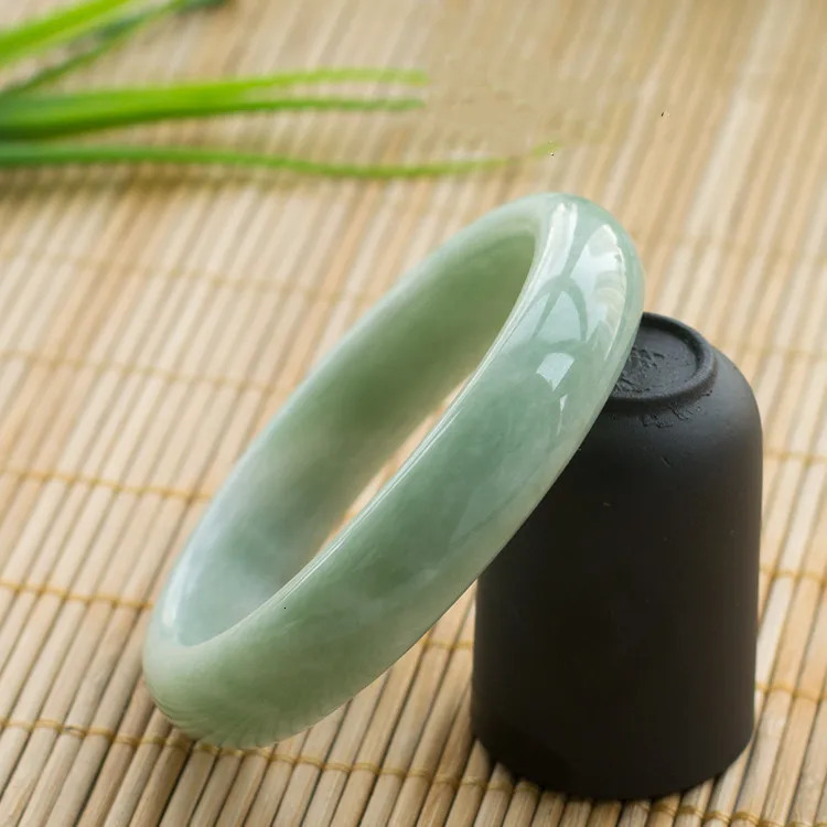Genuine Natural Green Jade Bangle Bracelet Charm Jewellery Fashion Accessories Hand-Carved Lucky Amulet Gifts for Women Her Men 240930 - view 4