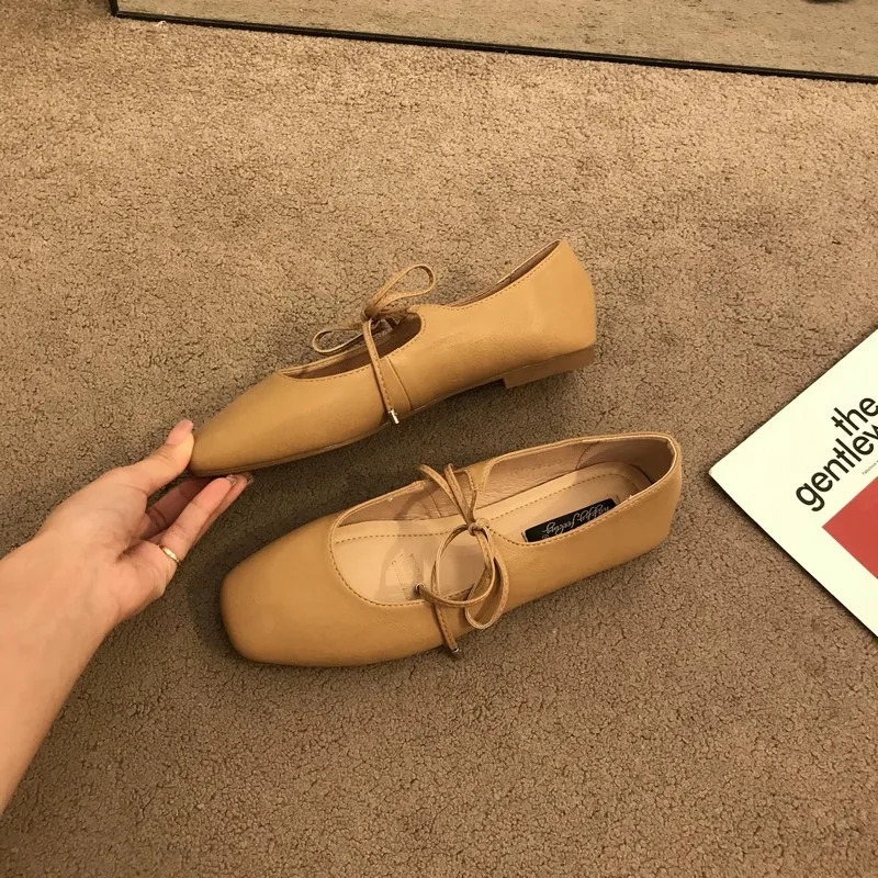 2025 new Bailamos Casual Flats Comfortable Soft Boat Loafers Ballerina Shallow Round Toe Ballet Flat Shoes Women Slip On Side 240924