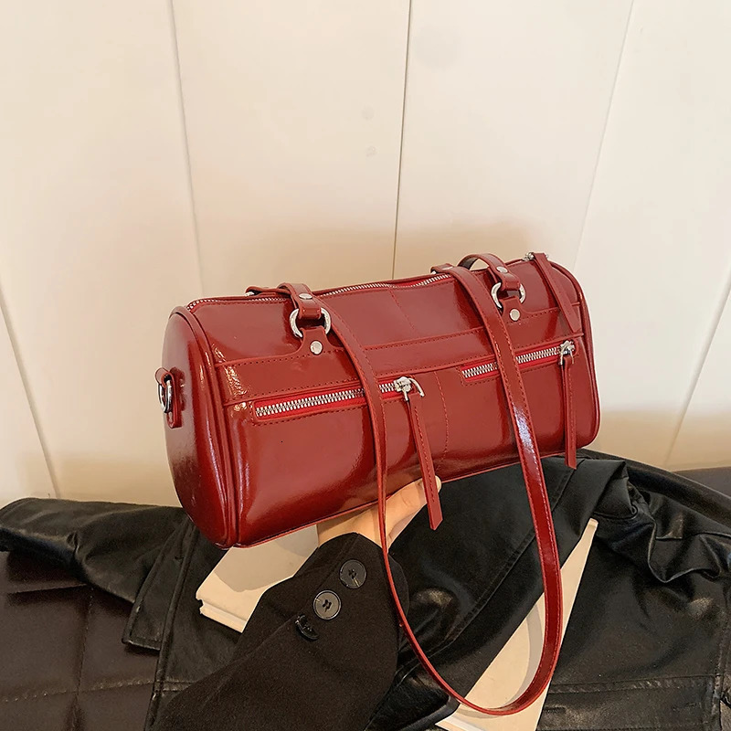 Large capacity womens shoulder bag high-quality solid color trend Versatile womens bag Bolsas Para Mujeres 240930