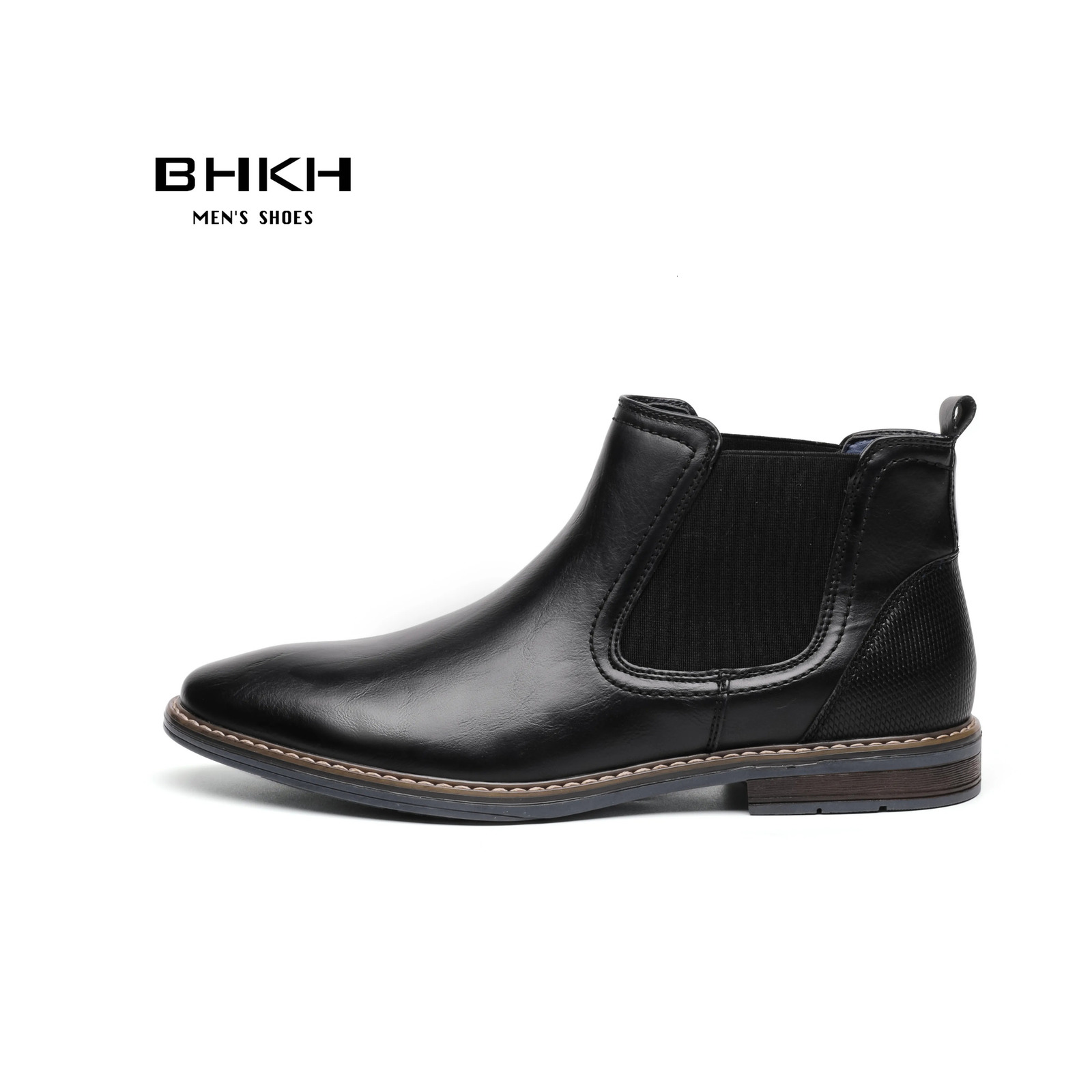 BHKH 2024 Men Boots Winter Fashion Ankle Smart New Business Dress shoes Formal Man Shoes 240924