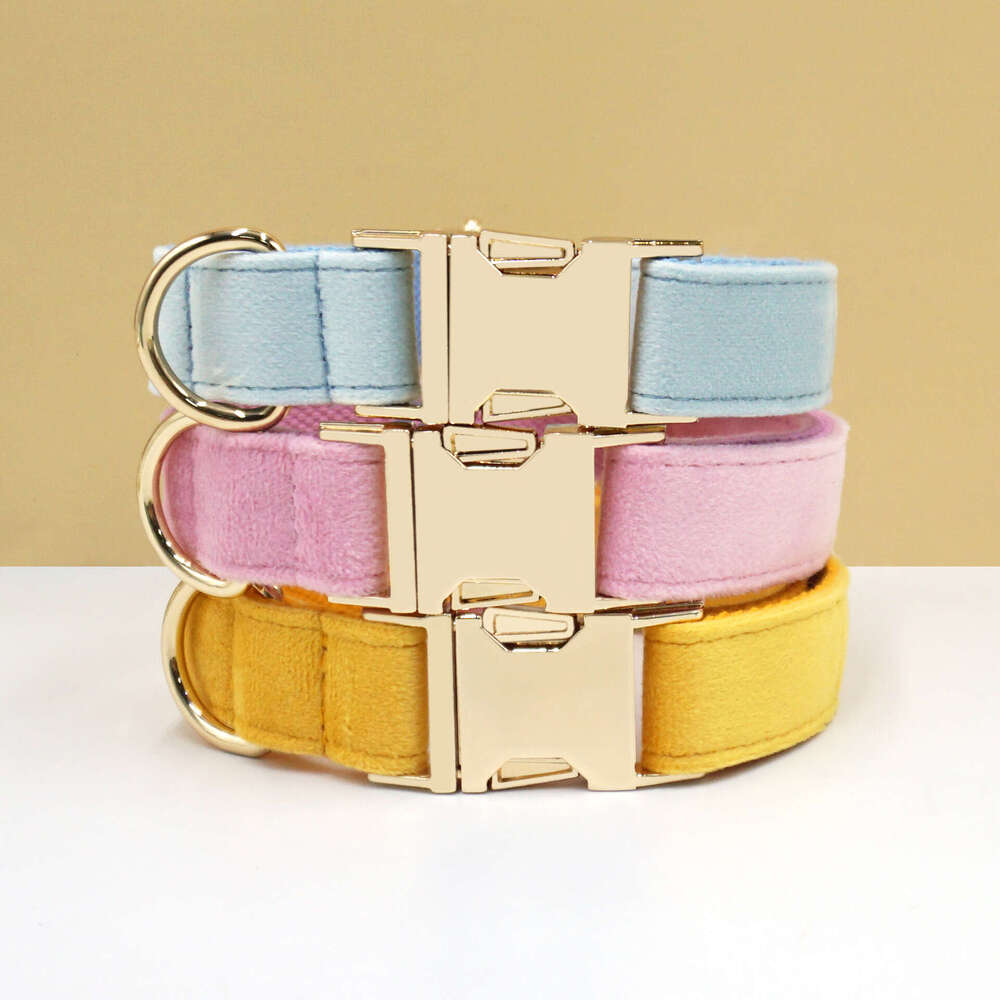 cozy fashion metal buckle and leash for running walking pet collars set dog collar