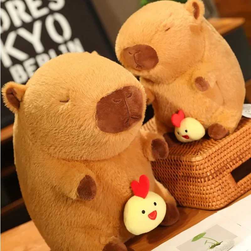 Cute Capybara Plush ToyKawaii Chick Stuffed Animals Capybara Stuffed ToySoft Capybara Plush Doll Pillow for Kids Boys Girls
