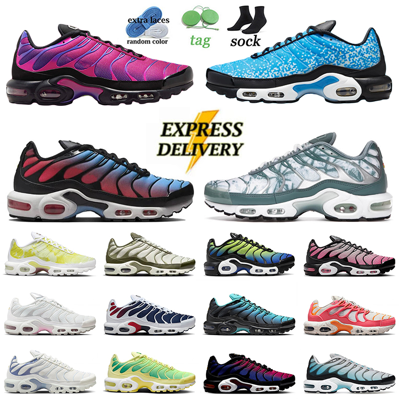 tn plus 3 running shoes tuned designer sneakers palm trees green blue fade tns terrascape tn3 mens women outdoor tennis trainers TN chaussure dhgate size EUR 47