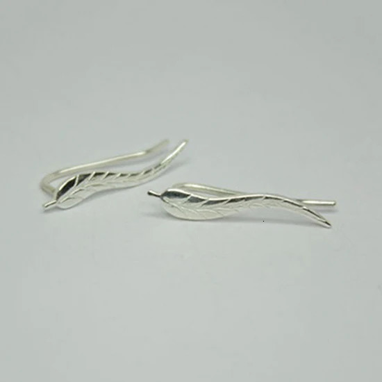 Trendy Leaf Earrings Ear Climber Round Heart Stud for Women Everyday Jewelry Boho Cat Paw Knot Cuff Piercing 240926
