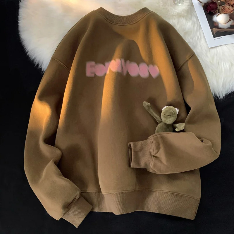 Autumn Goth Letter Printed Crewneck Mens Sweatshirt Y2K Streetwear Pullover Hoodies Hip Hop Fashion Cotton Sudaderas Hombre 240927