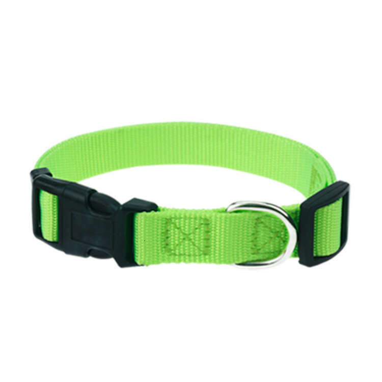 Wholesale Adjustable Dog Collar Classic Solid 9 kinds of Colors Nylon Pet Collars