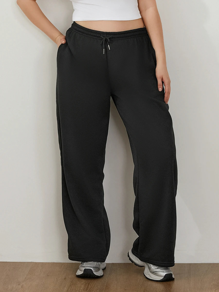 Casual Loose Joggers: Wide-Leg Drawstring Sweatpants For Women - Collection