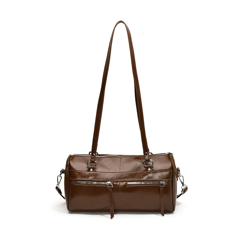 Large capacity womens shoulder bag high-quality solid color trend Versatile womens bag Bolsas Para Mujeres 240930