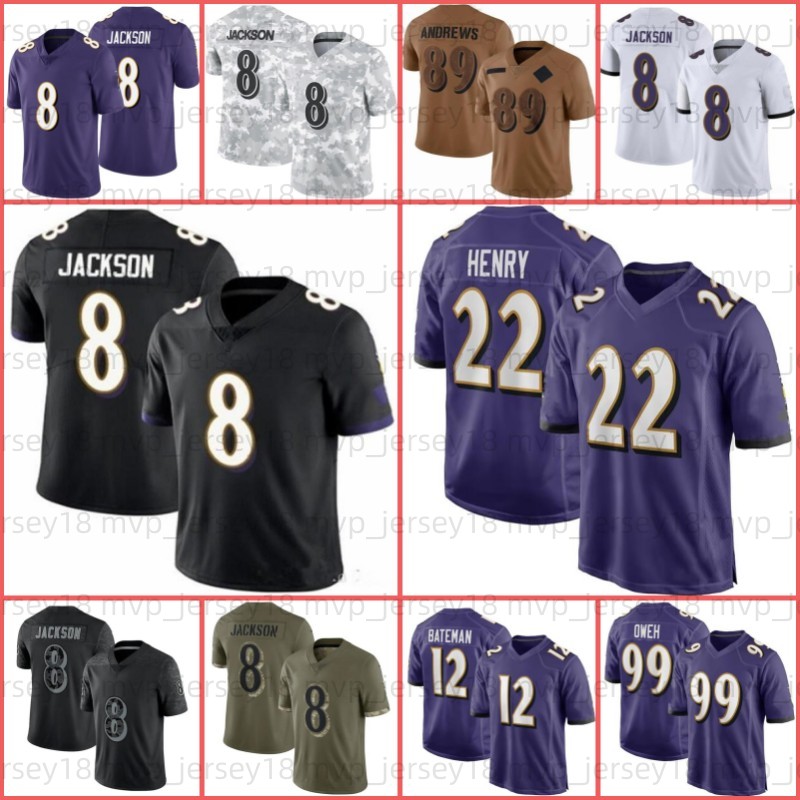 DeAndre Hopkins Derrick Henry Lamar Jackson Football Jersey Isaiah Likely Devontez Walker Zay Flowers Rashod Justin Tucker Kyle Hamilton Roquan Smith Nate Wiggins
