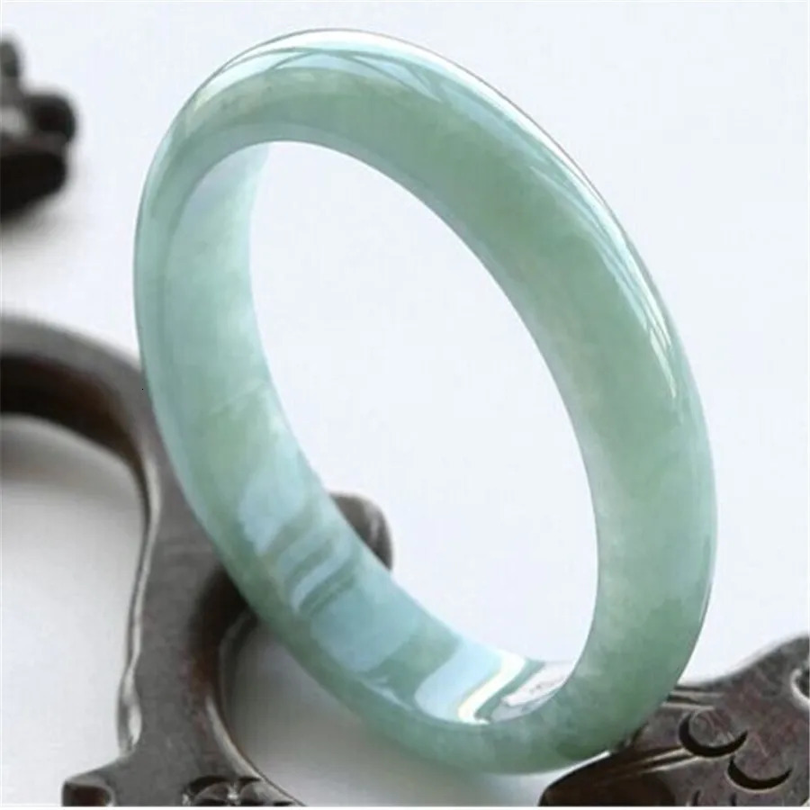 Genuine Natural Green Jade Bangle Bracelet Charm Jewellery Fashion Accessories Hand-Carved Lucky Amulet Gifts for Women Her Men 240930 - view 5