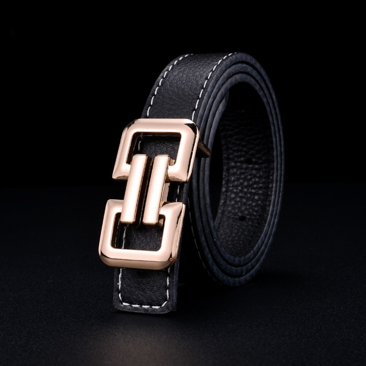 High Quality Designer Boy Girls Casual Belts Fashion 34 Colors Classic Girl Letter Smooth Buckle Luxury Genuine Leather Belt Width 2.3cm G001