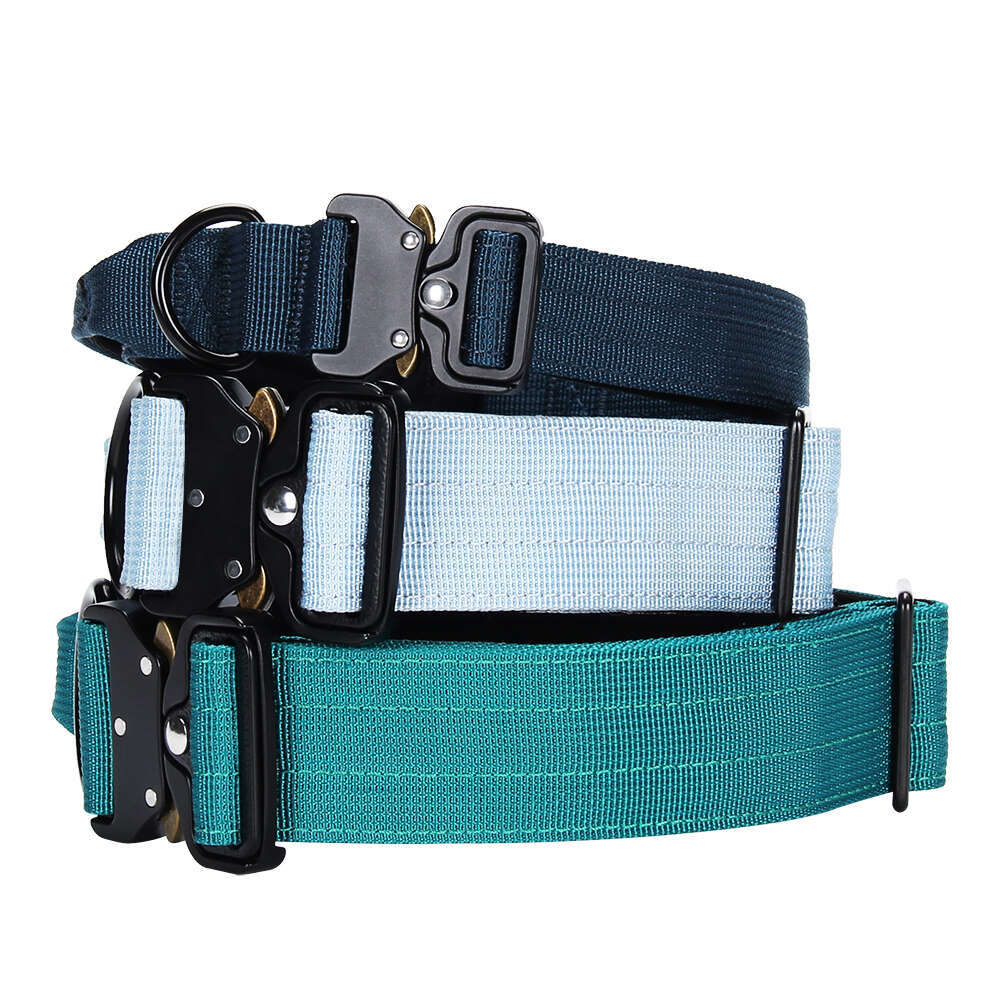 Wholesale Pet With Handle Soft padded German Shepherd for Medium and Large Dogs Heavy Duty Tactical Dog Collar