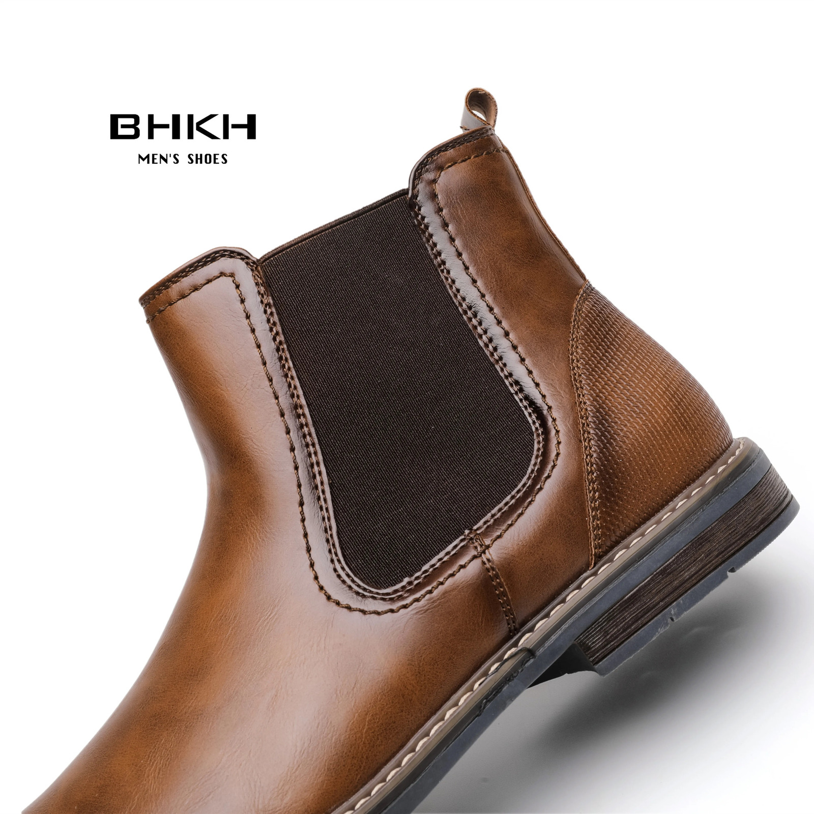 BHKH 2024 Men Boots Winter Fashion Ankle Smart New Business Dress shoes Formal Man Shoes 240924