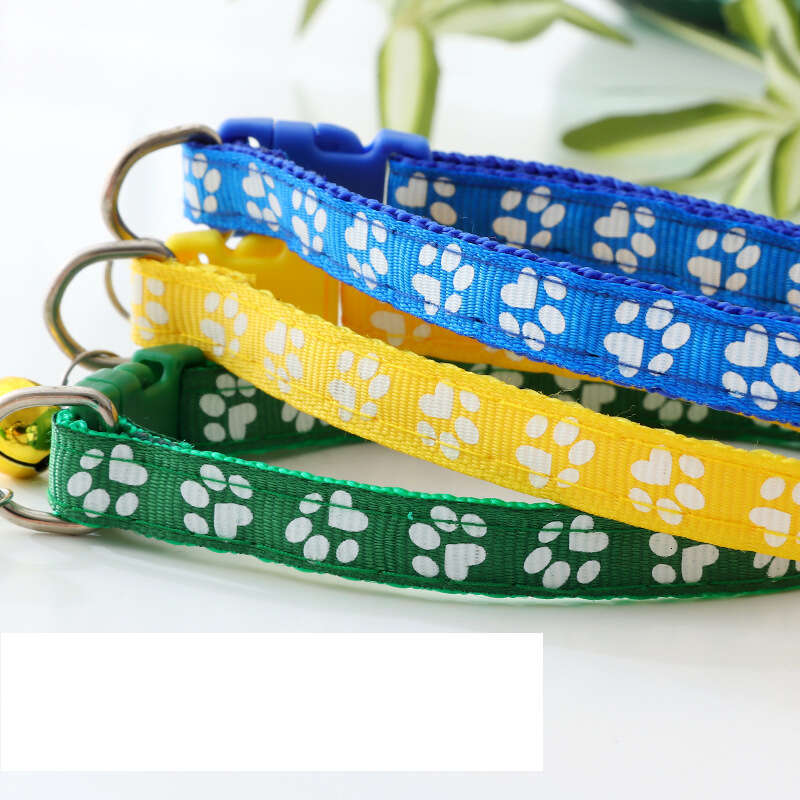 Adjustable Pet Collars Necklaces Cat With Bell Dog Collar Pets Accessories
