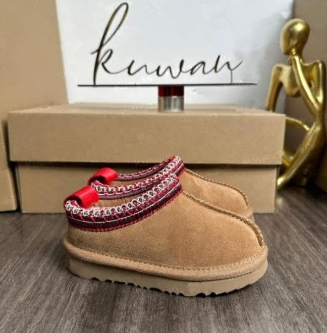 free shipping Kids Tasman Boots Slippers Toddler Plush Slide Australia Snow Boot Children Shoes Winter Boots Classic Mini Boot Baby Fur Booty Boys Girls Booties