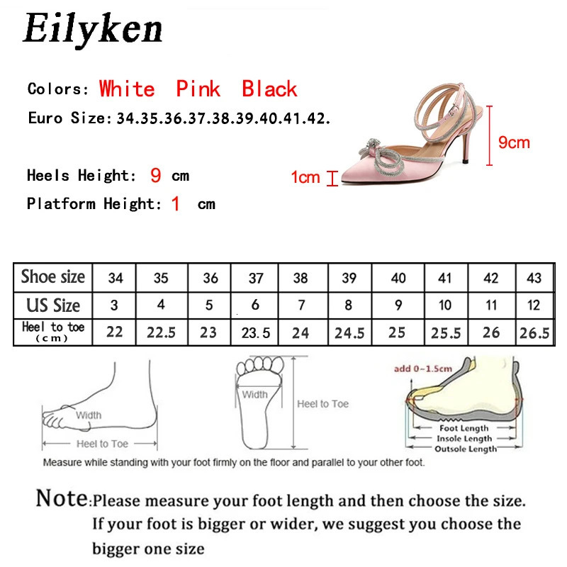 Eilyken Style Sparkling Rhinestone Silk Womens Pump Crystal Bow Satin Spring/Summer Womens High Heels Party Ball Shoes 240925