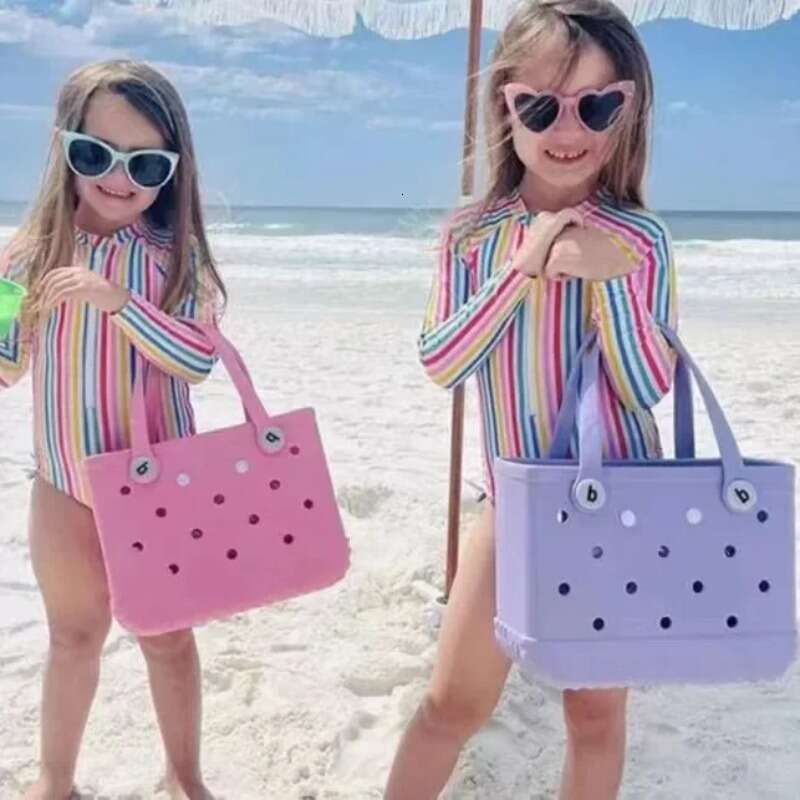 Mini Children Beach Bogg Fashion Cute Summer Storage Basket Kid Lightweight Picnic Tote Baby Small Rubber Waterproof Eva Bag