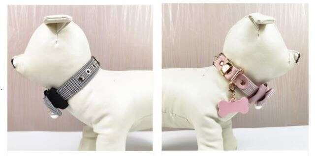 New Fashion Design Bowknot Bowtie Pet With Name Tag Pattern Polyester Necklace Adjustable Dog and Cat Collar