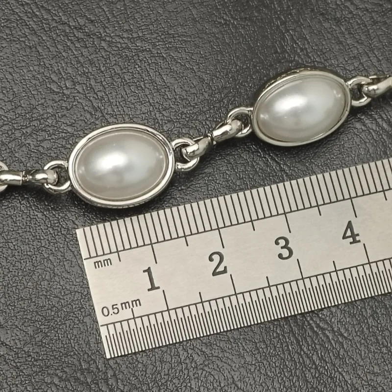 Retro pearl pants chain mens multifunctional single waist trendy accessory silver metal punk hip-hop pants chain y2k 240924