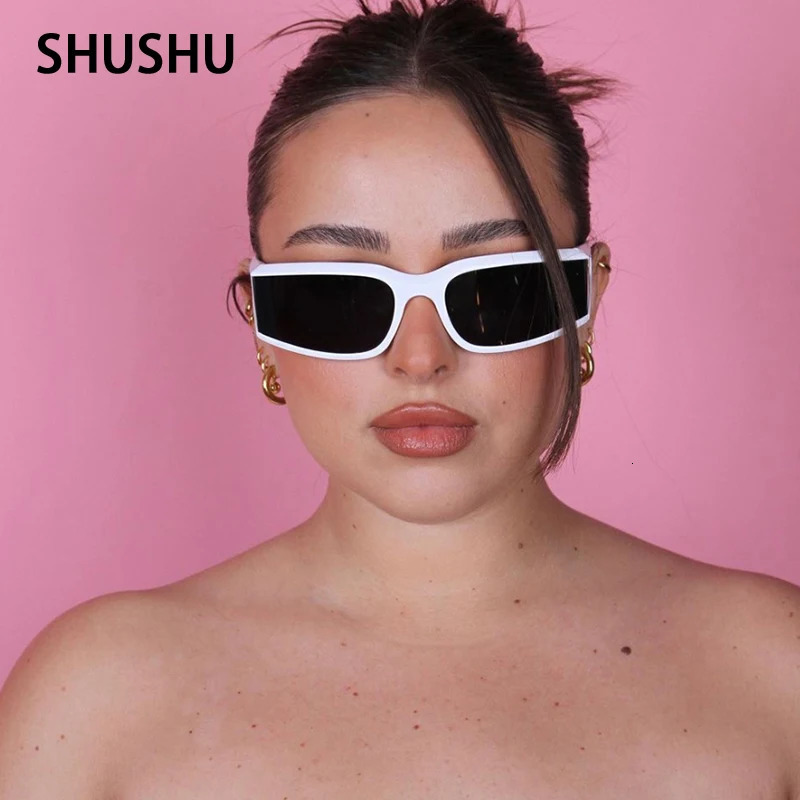 FC77 Fashion Square Sunglasses Men/Woman er Personality Vintage Sun Glasses Female Travel Retro Oculos De Sol 240929