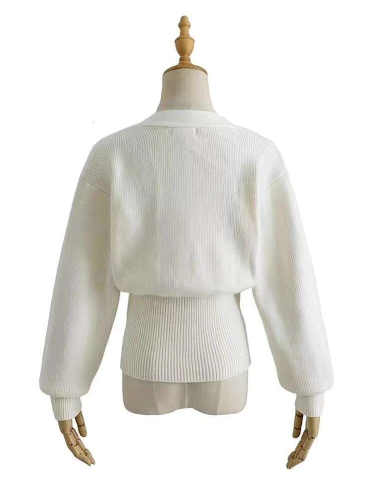 Autumn Sweater Cardigan Coat Women Korean Fashion Casual Elegant Long Sleeve Knitted Tops Knitwear Outwear Pull Femme 240924