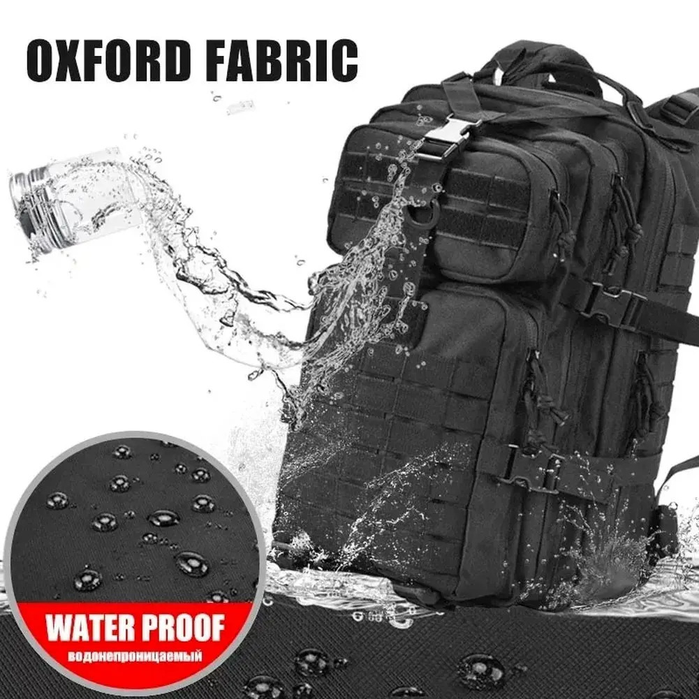 Tactical hiking backpack mens large capacity tactical mens backpack camouflage travel outdoor hiking tactical backpack ww 241008