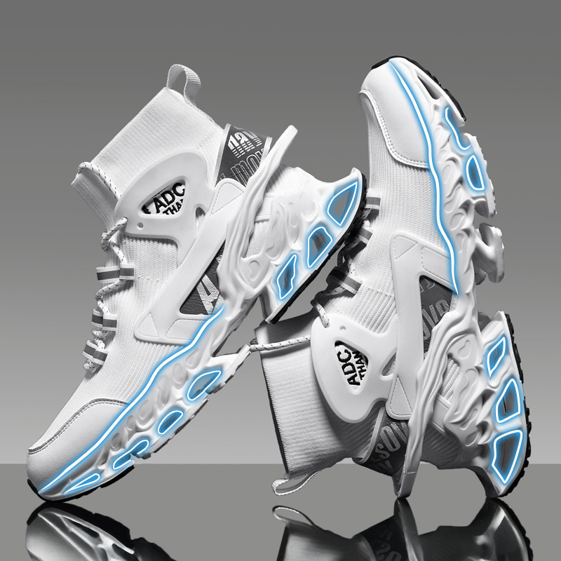 Running Shoes for men Platform Sneakers Mesh Trainer Race Breathable Shoes fashion Outdoor Tennis