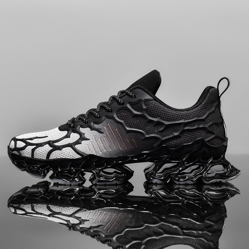 Running Shoes for men Platform Sneakers Non-Slip Lace Up Trainer Comfortable Breathable Shoes Walking Shoes