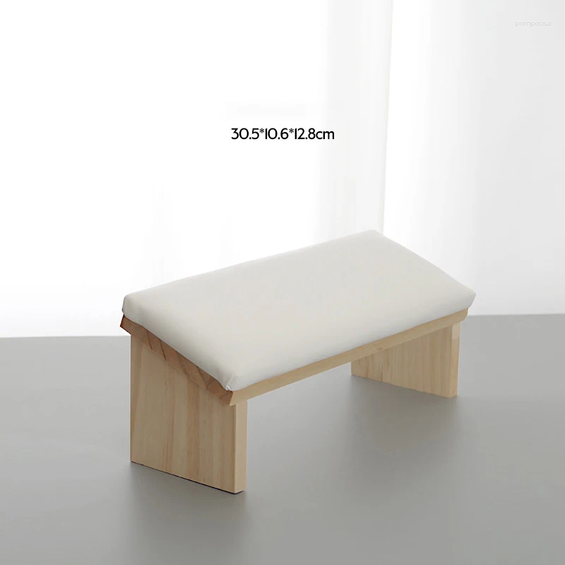 Nail Dryers Wooden Slng Surface Art Hand Pillow Cushion Armrests Stand For Salon Technician