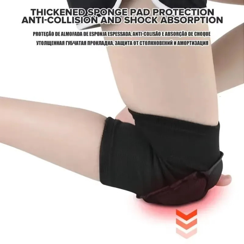 1Pair Sports Thickened Kneepad Gym Support Fitness Volleyball Basketball Brace Protector Men Women Non Slip Pads Knee Protection 240930