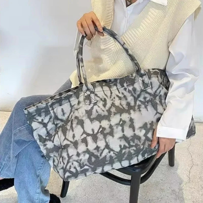 3 1-2 mens womens large capacity yoga sports and fiess tote canvas reusable shopping bags 240929 4