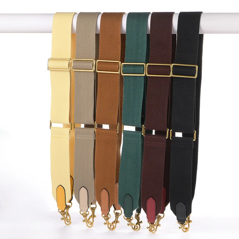 y adjustable black shoulder strap canvas brown handbag accessory 240926