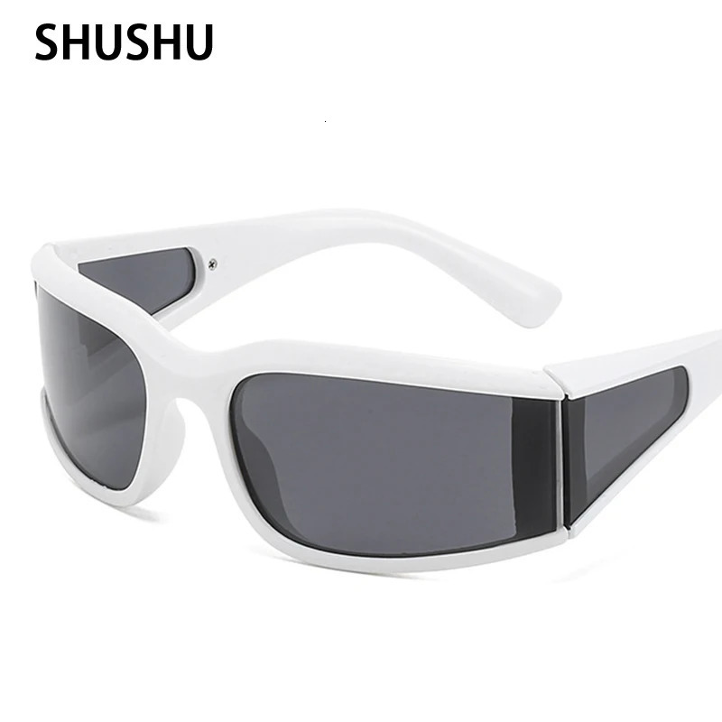 FC77 Fashion Square Sunglasses Men/Woman er Personality Vintage Sun Glasses Female Travel Retro Oculos De Sol 240929