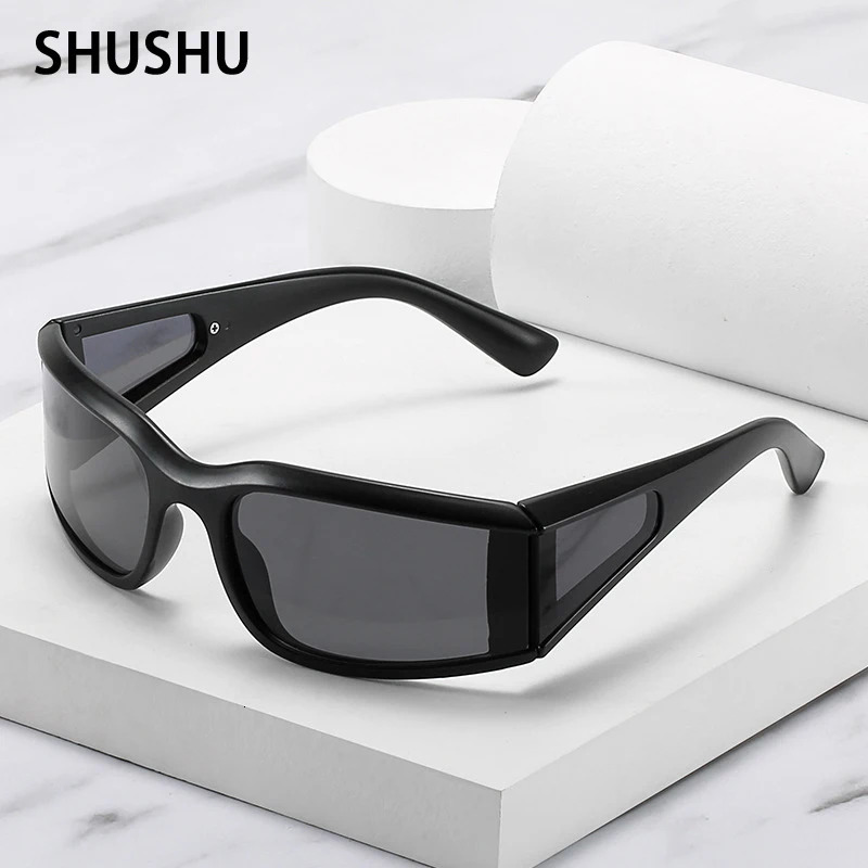 FC77 Fashion Square Sunglasses Men/Woman er Personality Vintage Sun Glasses Female Travel Retro Oculos De Sol 240929