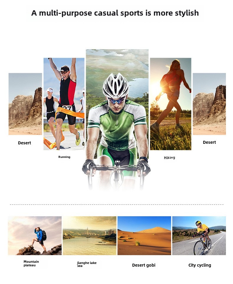 UV Resistant Unisex Sport Sunglasses - Durable & Stylish Eye Wear for Cycling Enthusiasts
