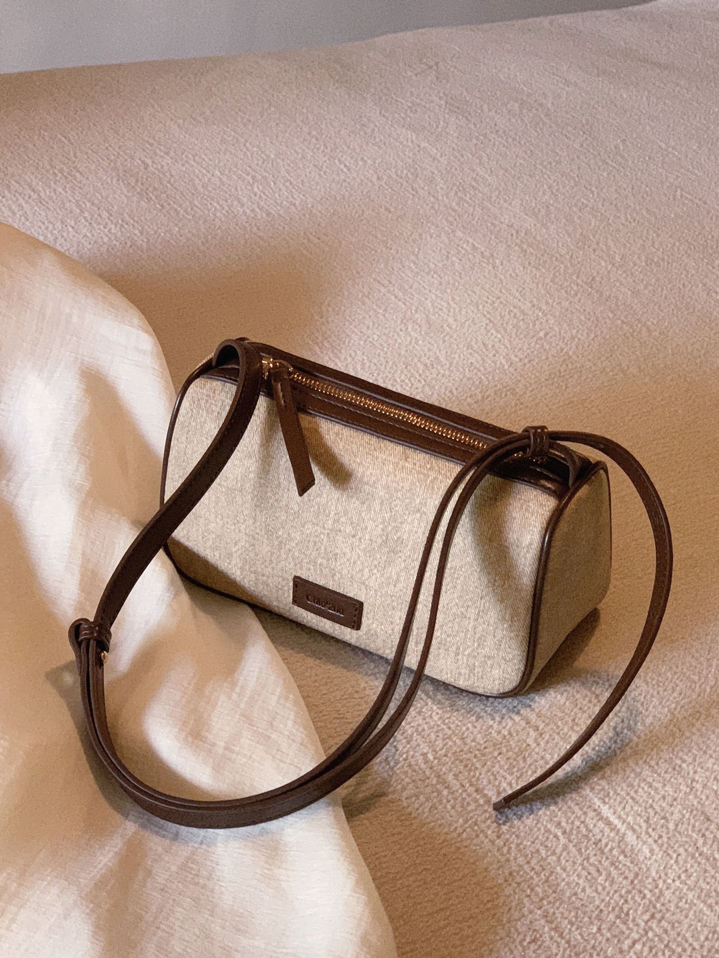 Women Simple 3 Shoulder Design Fashion Crossbody Bag Autumn Winter Vintage Style Triple Khaki Free shipping