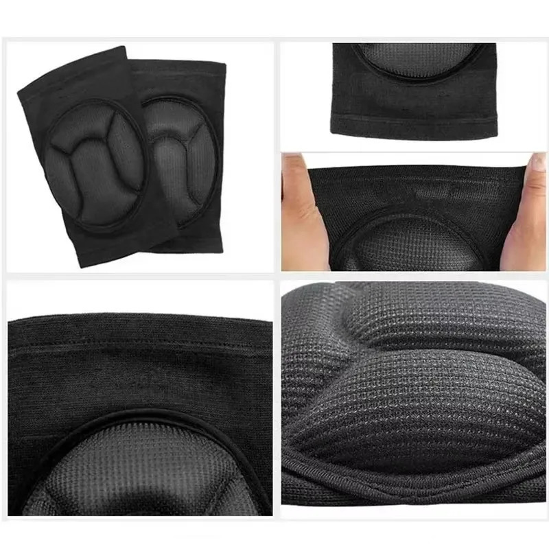1Pair Sports Thickened Kneepad Gym Support Fitness Volleyball Basketball Brace Protector Men Women Non Slip Pads Knee Protection 240930