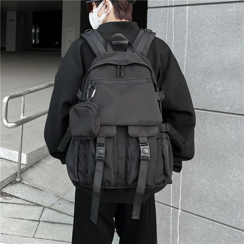 2025S Fashion Designer Backpack Large Capacity S Schoolbag Junior High School Student Oxford Sports Travel Male Female Bookbag