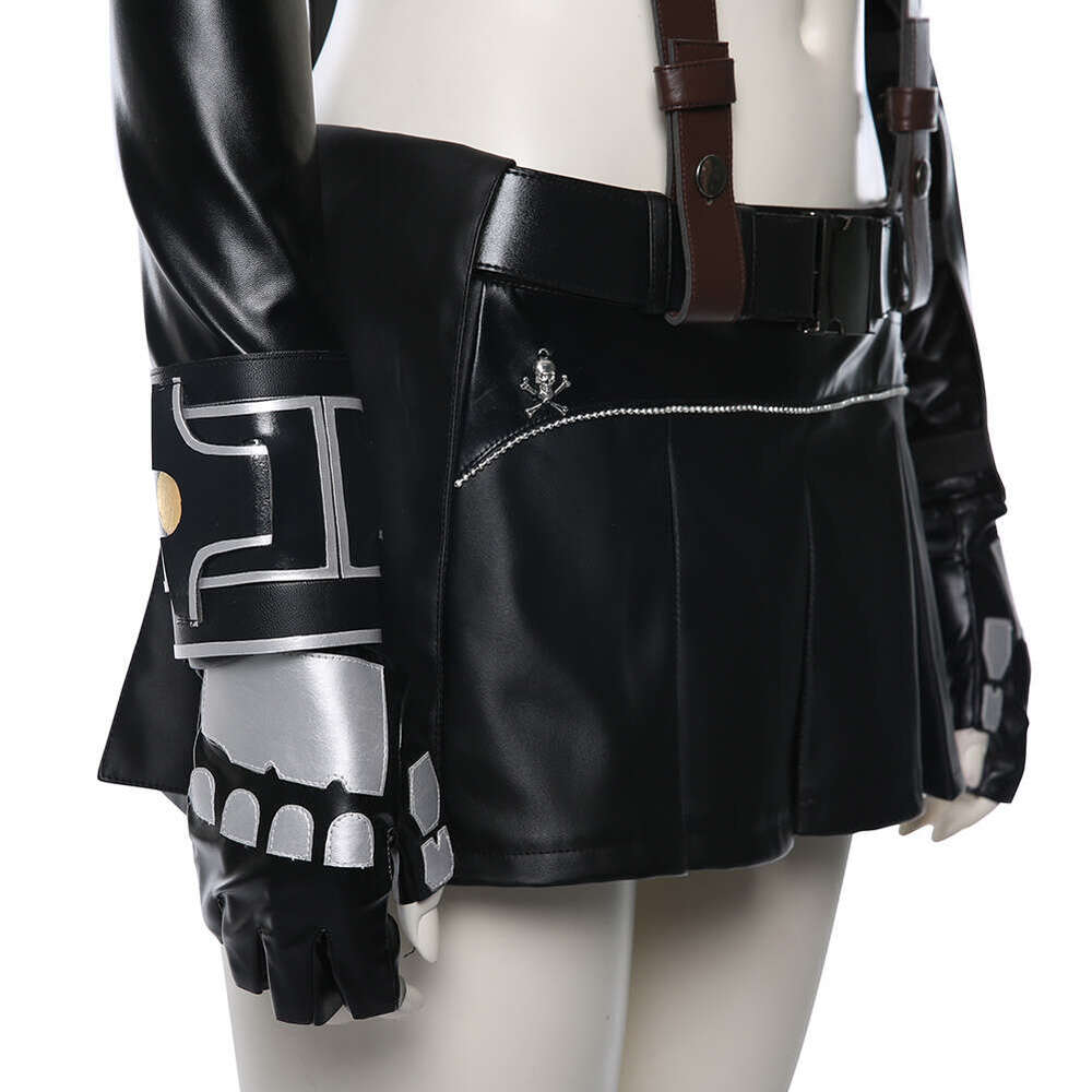 Tifa Lockhart Wigs Anime Game Final sy VII Costume Disguise Adult Women Cosplay Roleplay sia Outfits