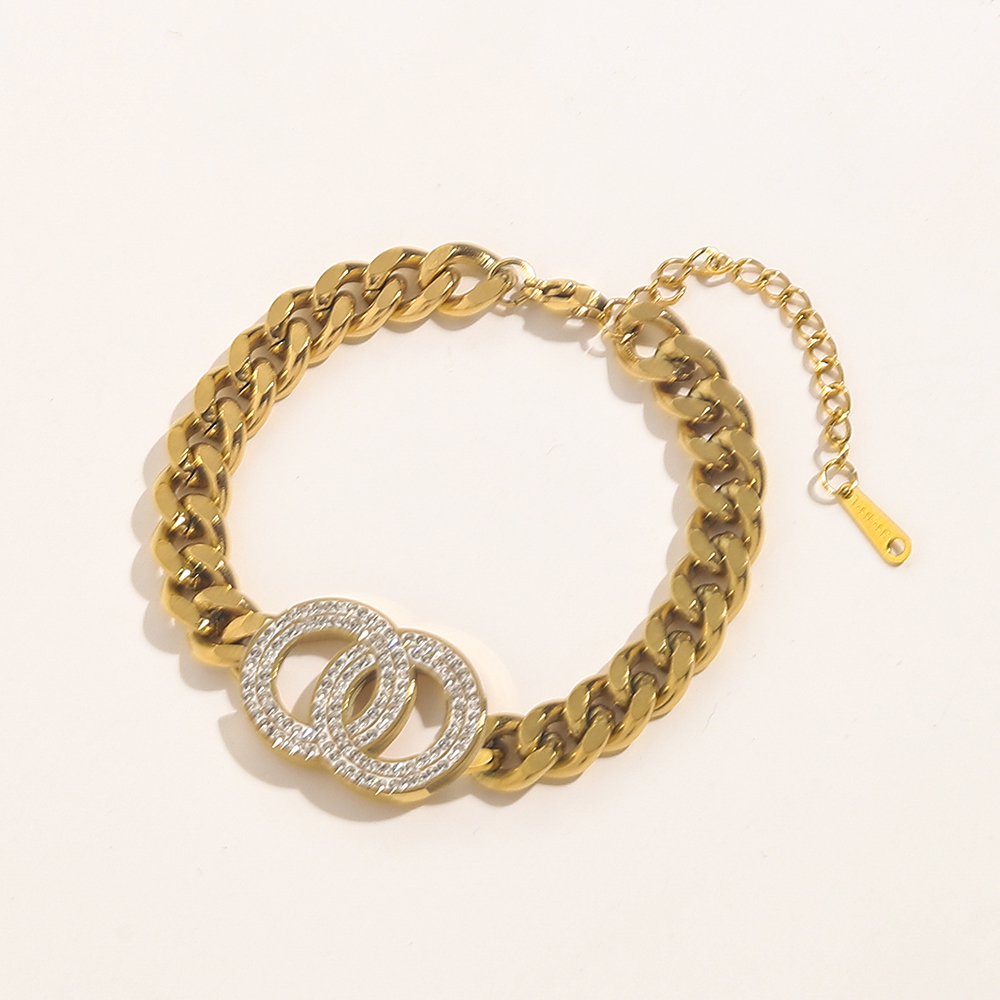 18K Gold Diamond Bracelet Designer Non Fade Bracelet High Quality Love Jewelry Design for Women Luxury Chain Bracelet Wedding Travel Jewelry