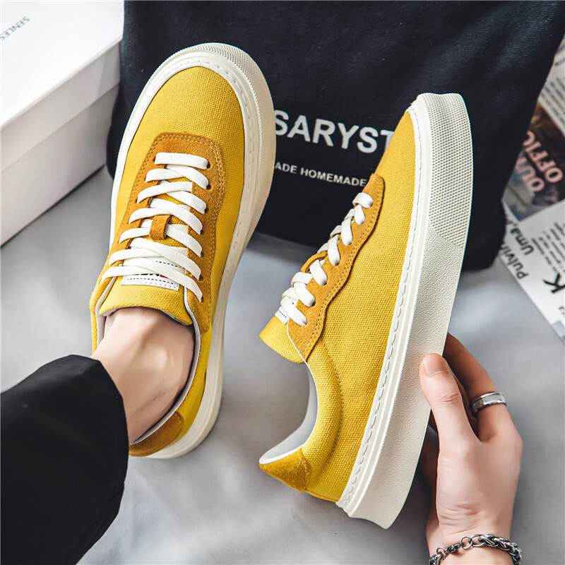 Canvas 2024 New Summer Breathable Casual Board Black Low Top Cloth Men's Flat Bottom Sports Trendy Shoes