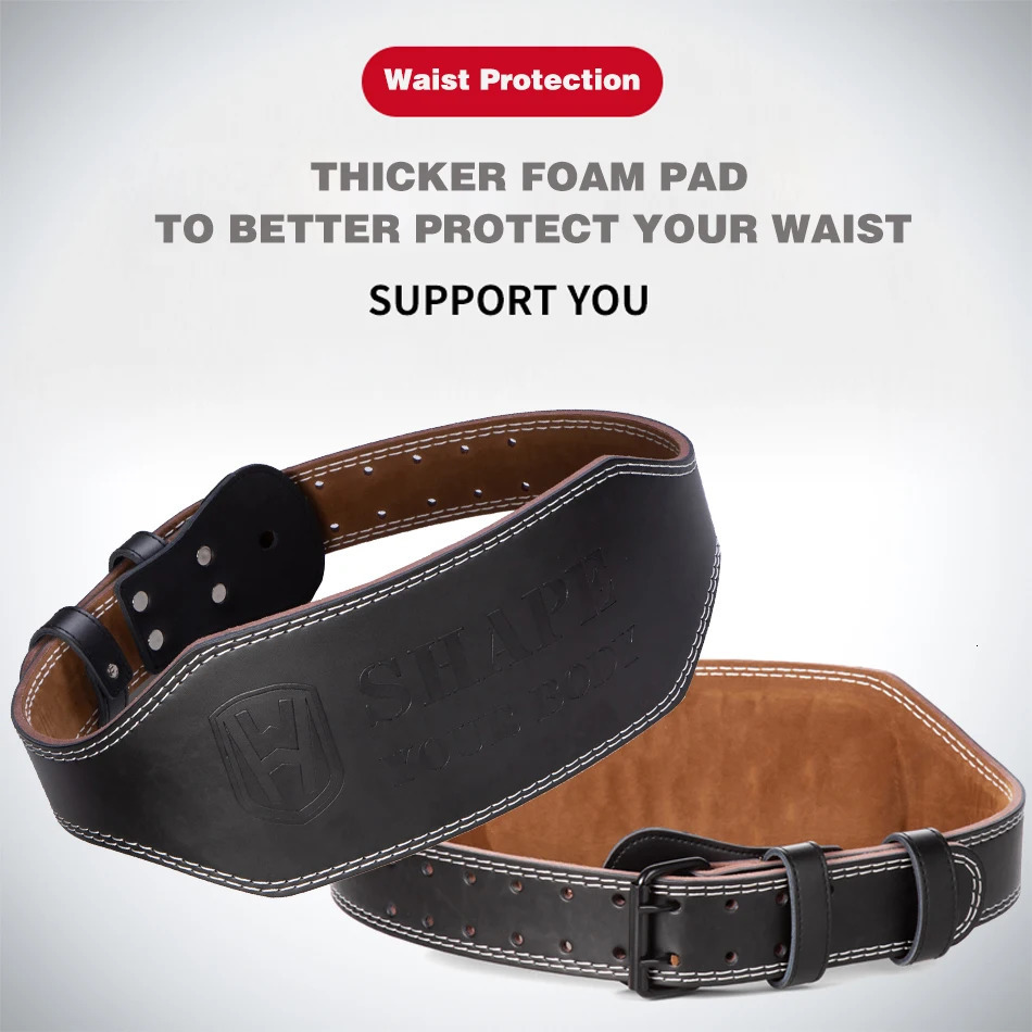 Gym fitness buckle weightlifting belt waist support belt used for squatting dumbbell training bodybuilding waist support protector 240930